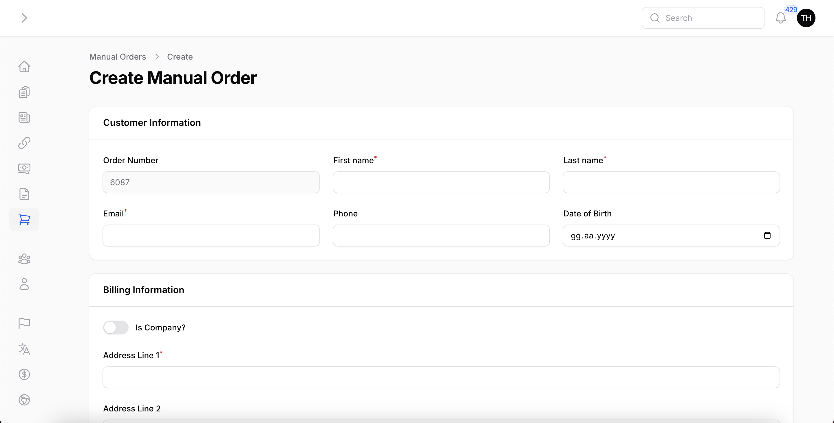 Visa Lead Management Kanban