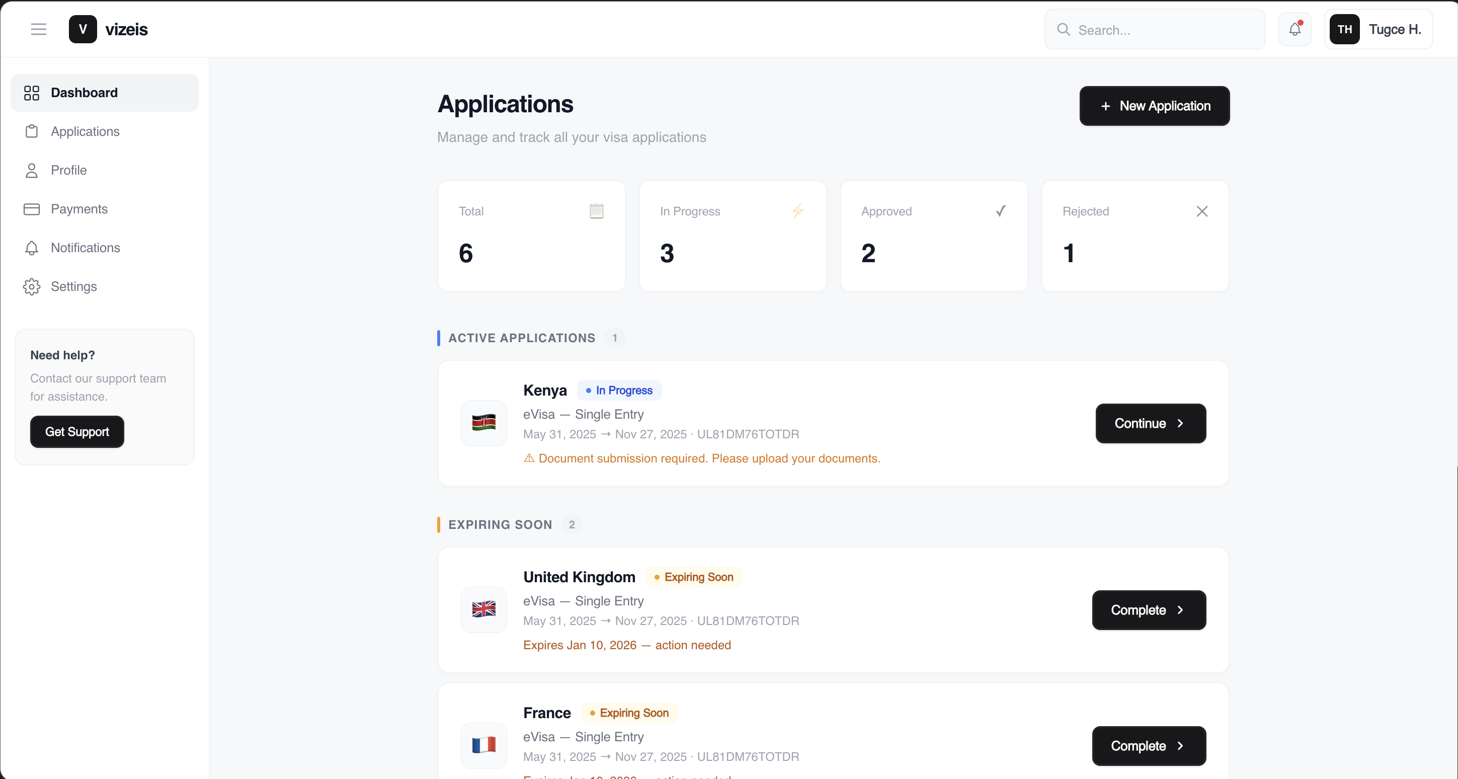 RotaVisa Admin Panel